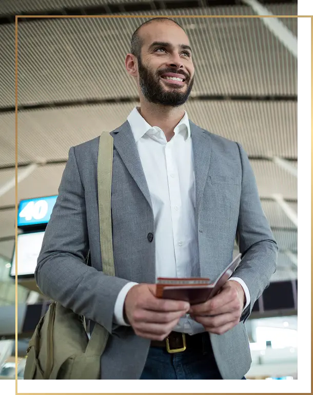 smiling man